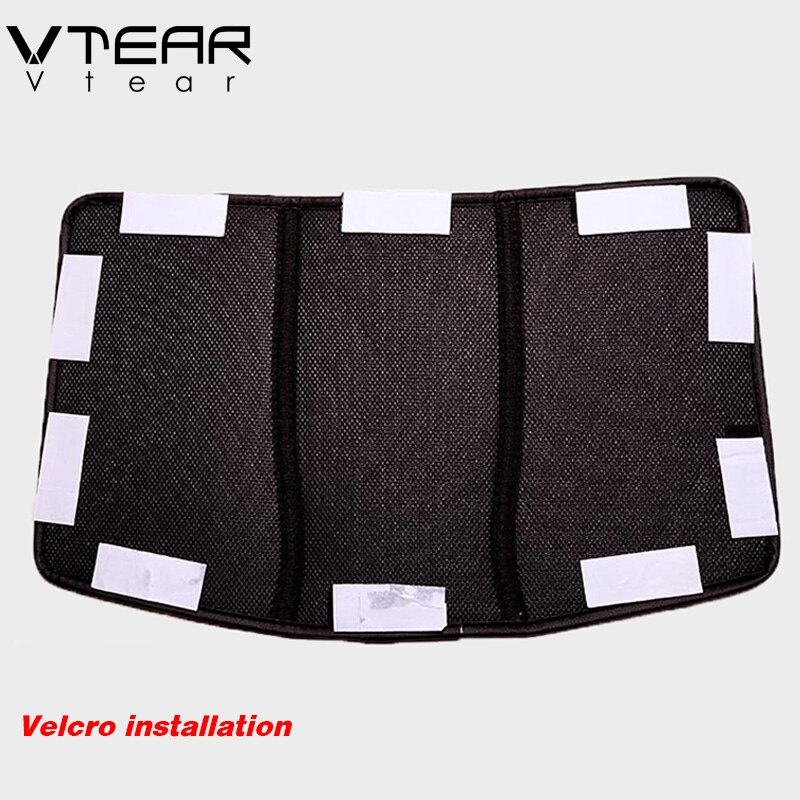 Vtear Voor Hyundai Kona Accessoires Encino Auto Armsteun Anti-Kick Pad Lederen Beschermhoes Auto Anti-Vuil mat