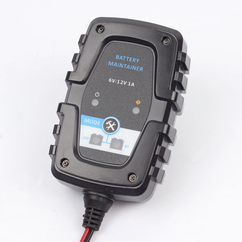 6V/12V 1A Smart Automatische Acculaders Automotive Batterij Float Laders Beheerder Voor Auto, motorfiets Eu Plug