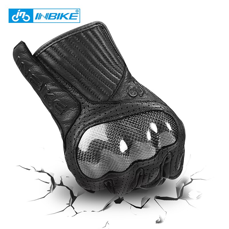 INBIKE Volle Finger Motorycle Handschuhe berühren- Bildschirm Motorrad Stoßfest Handschuh Schutz Getriebe Moto-Cross Fahrrad MTB Handschuhe für Motor-