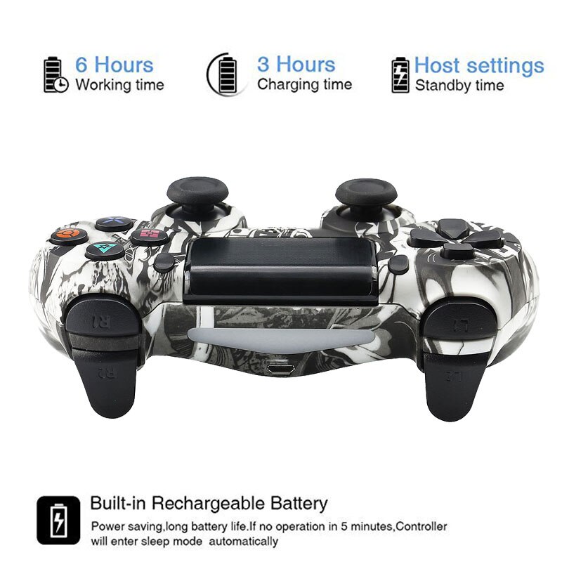 Controlador inalámbrico para PS4, Gamepad Bluetooth 4.0 para ps4, Joystick de control remoto Ps4, nueva barra de luces de actualización