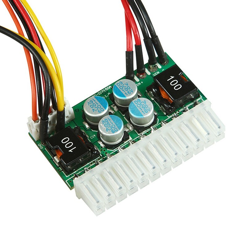 DC 12V Eingang 24Stift Pico ATX 150W Schalter NETZTEIL Mini ITX Netzteil Modul 4Stift CPU, DC 12V 150W Netzteil Modul