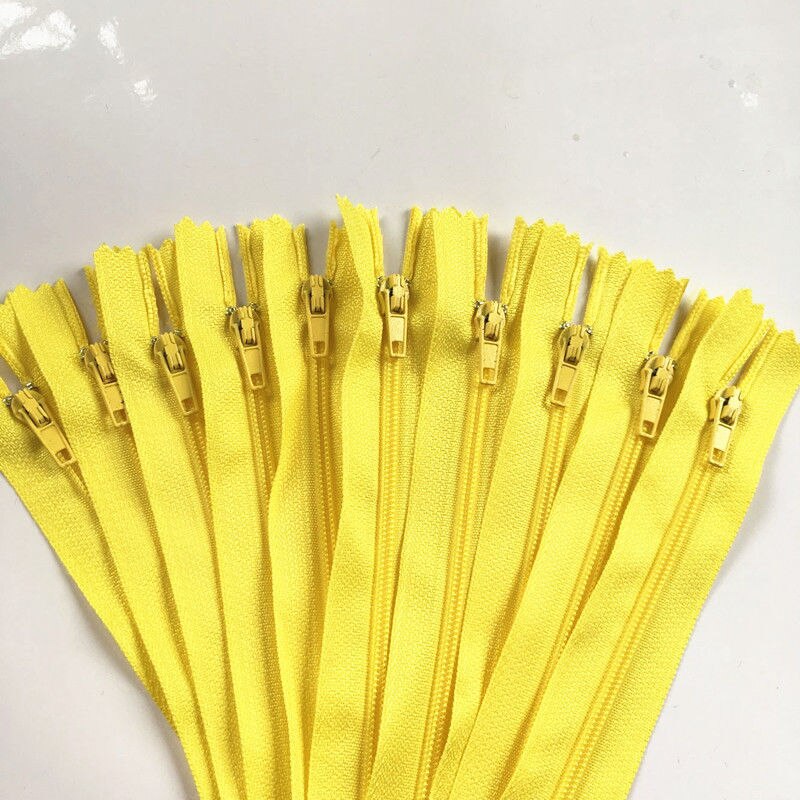 10 Pcs Mix Farbe Lange Unsichtbar Tasche Tailor Kanalisation Reißverschlüsse Geschlossen Ende Schneider Quilt Crafter Nylon Spule 8 Zoll handwerk DIY Zipper