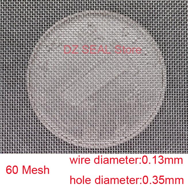 304 rustfritt stål netting matfilter metall nettfiltrering trådplate silfilter hjemmekjøkkensiler 300mm x 1000mm: 60 masker