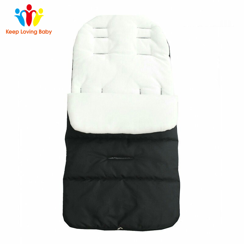 Baby Sleeping Bag Newborns Sleep Thermal Sack Cotton Kids Sleep Sack Stroller Sleeping Bag Cute Baby Thick Warm Sacks: Beige / 24M