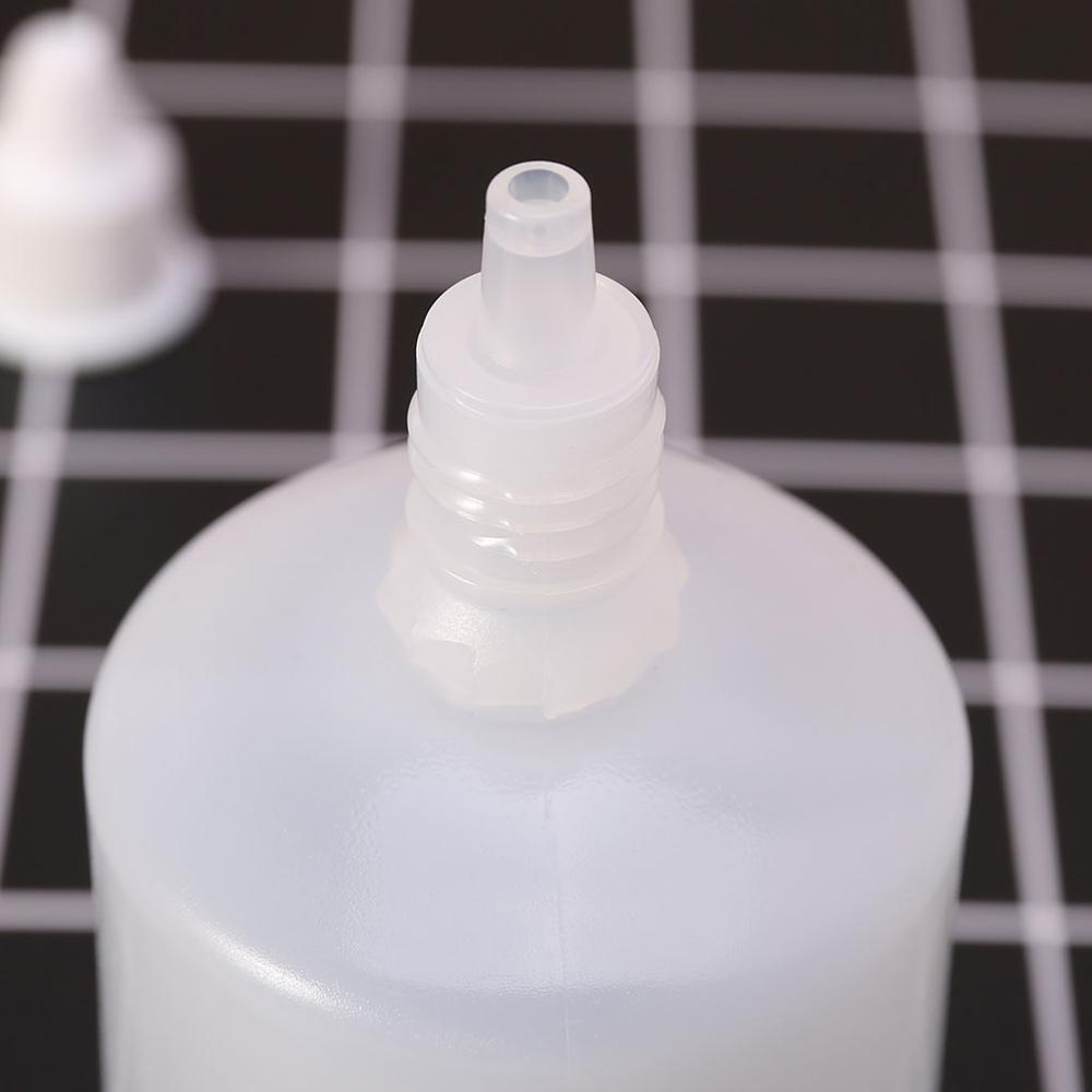 5-100ml Empty Plastic Squeezable Dropper Bottles Eye Liquid Dropper Container Dispenser Refillable Bottle White