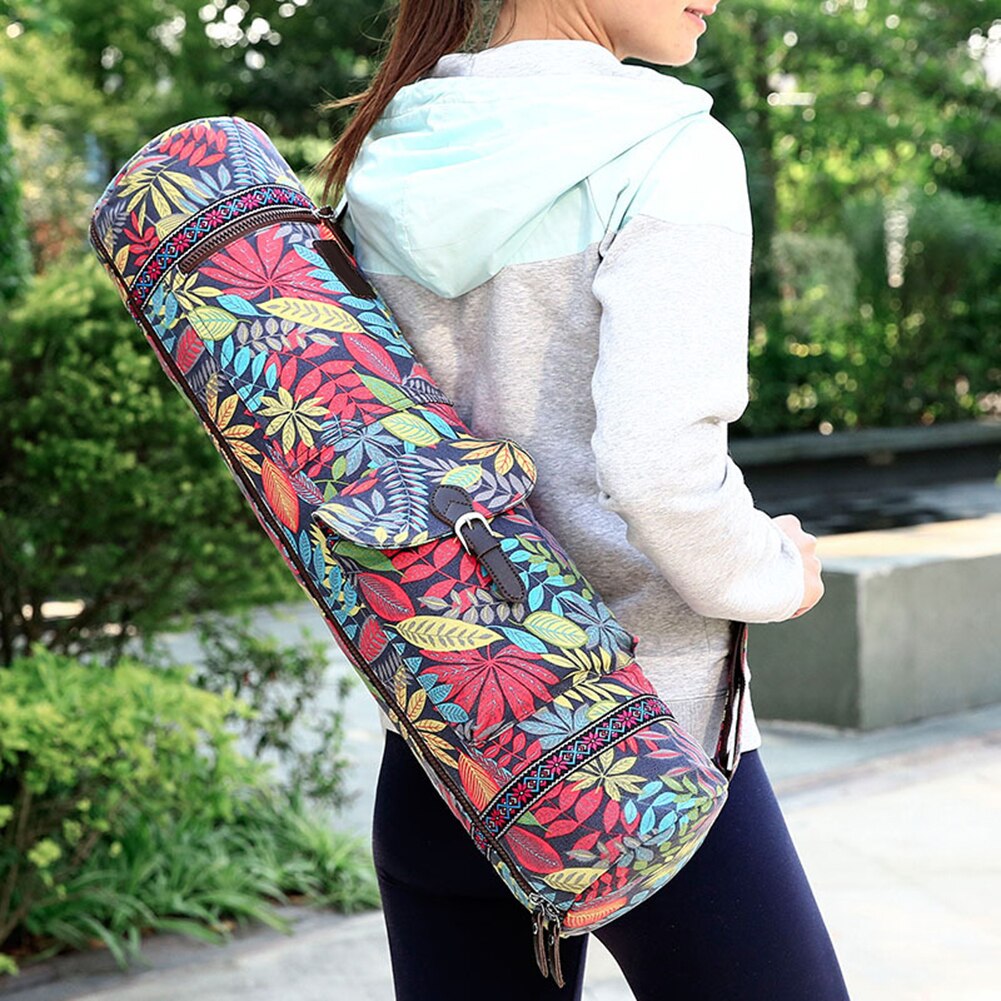 Yoga Mat Bag Exercise Mat Bag Pilates Pad Backpack Sports Knapsack Fitness Dance Gymnastics Mat Case