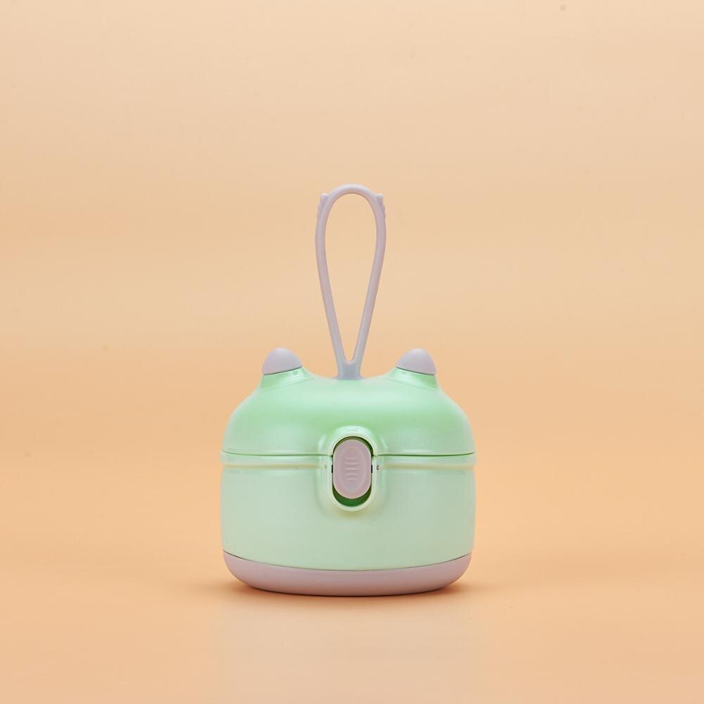 Milk Powder Box Portable Outgoing Baby Milk Powder Storage Tank Baby Packed Milk Powder Portable Sealed Milk Powder Storage Box: Green