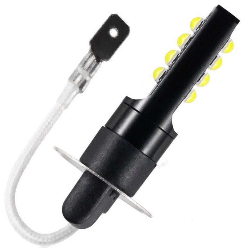 2Stck H3 1200LM 3535 LED Auto Nebelscheinwerfer Anti Nebel Lampen Auto Anti Nebel Lampe Fahr Licht 6000K Weiß 3000K Gelb