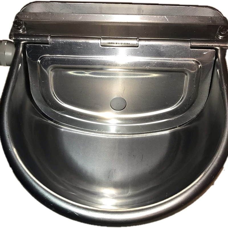 Tigela para beber gado, economia de água, bola flutuante automática, aço inoxidável 304, bebedor de gado, calha de água para fazenda de gado