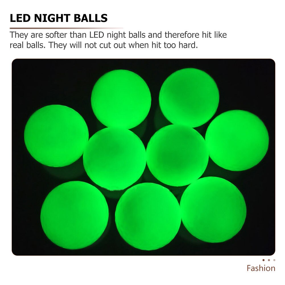 6Pcs Fluorescerende Ballen Lichtgevende Ballen Night Speelgoed Gloeiende Speelbal Voor Kinderen