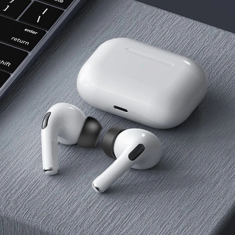 Replacement in-Ear Earplugs for Apple AirPods Pro 1st 2nd Protector for Earphone Soft Silicone Eartip Earbuds Cap S/M/L Black