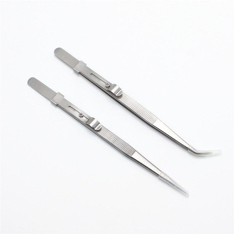 Precision Adjustable Slide Lock Anti Static Tweezers For Jewelry Electronic Component Holding Repair Tools: type C