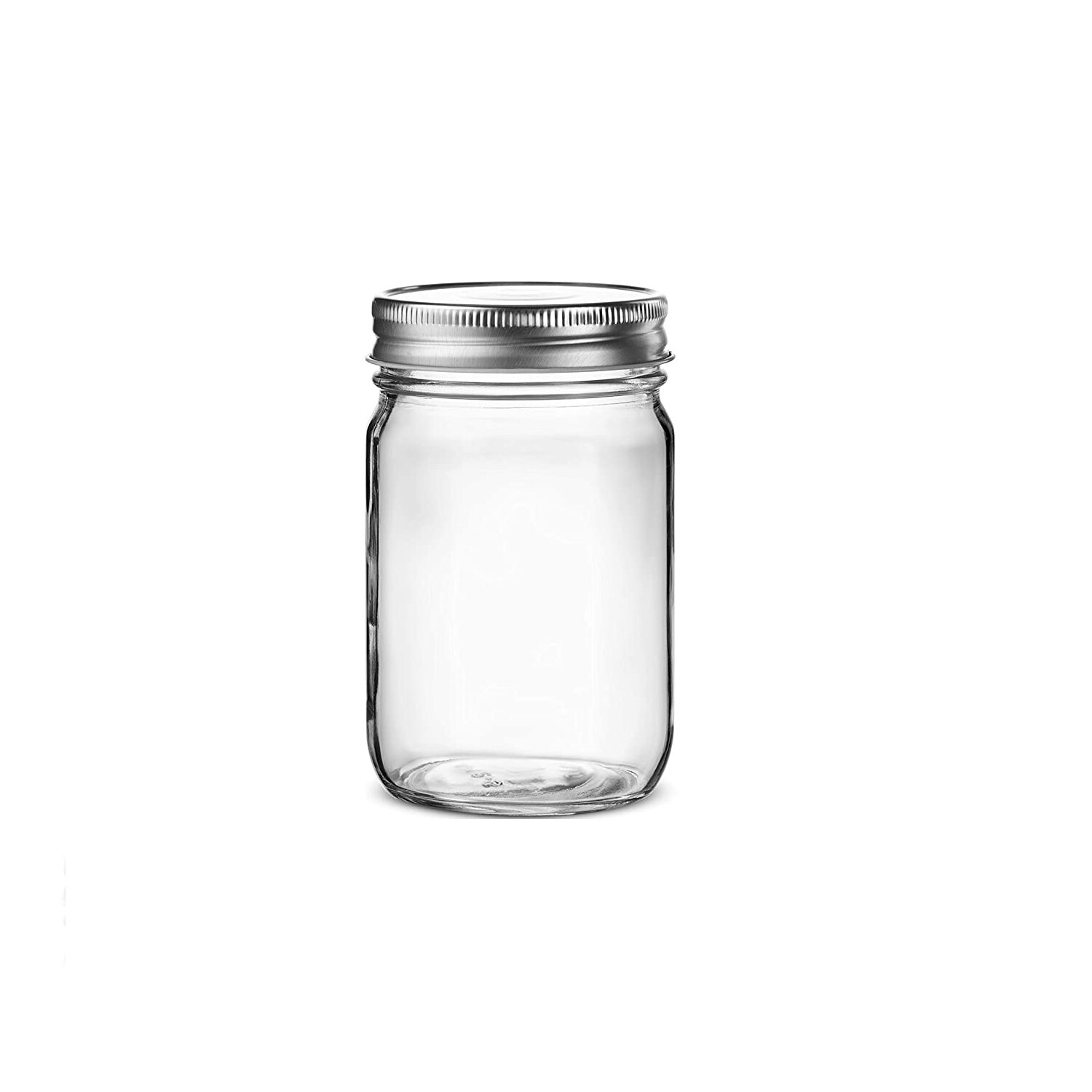 Mason Jars With Silver Lids Canning Jars| Storage Pickling Jars For Jelly, Jam, Honey, Pickles - Spice Glass Jars: 380 ml
