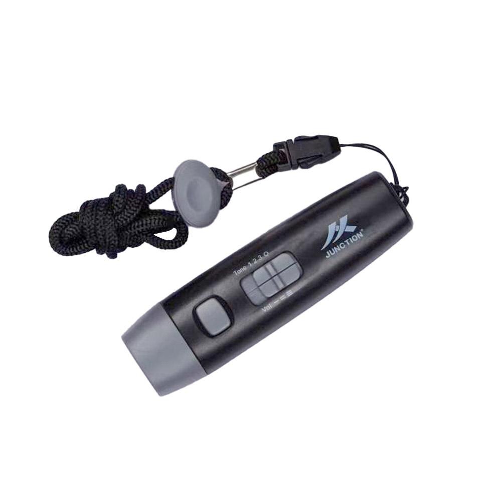 Electronic Whistle 3 Tone Adjustable High Volume Referee Whistles With Lanyard Sports Emergency Whistles: black