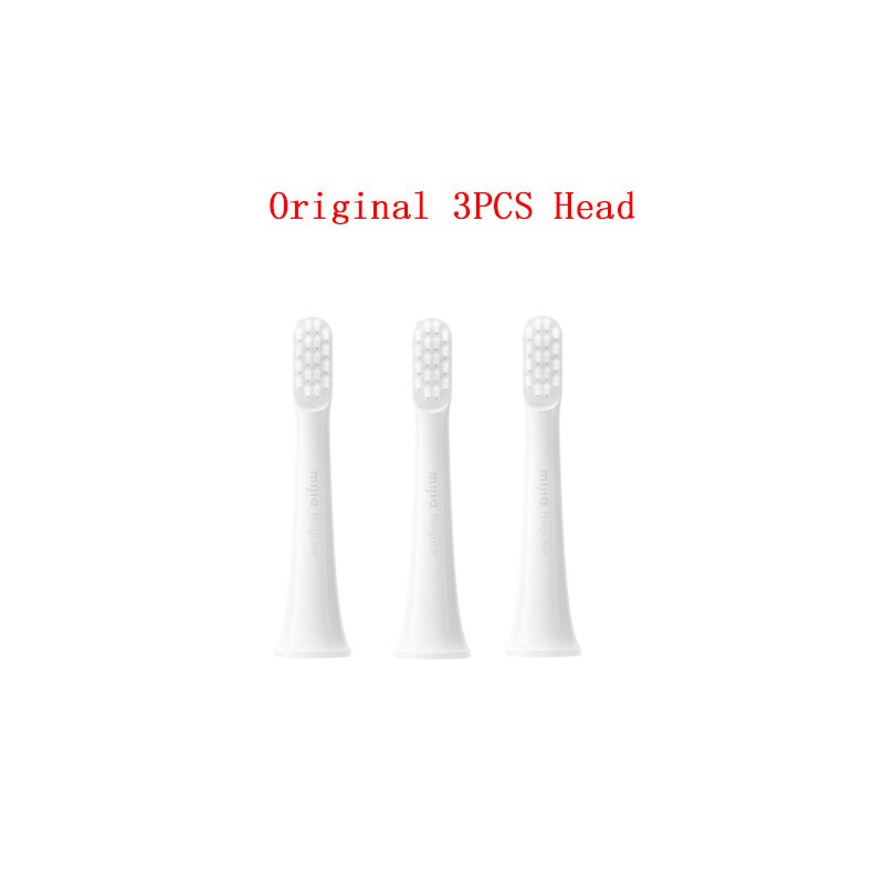 Xiaomi Mijia Electric Toothbrush T100 Sonic toothbrush Adult Ultrasonic Toothbrush USB Rechargeable Waterproof Tooth Brush Xiomi: 3Brush Head