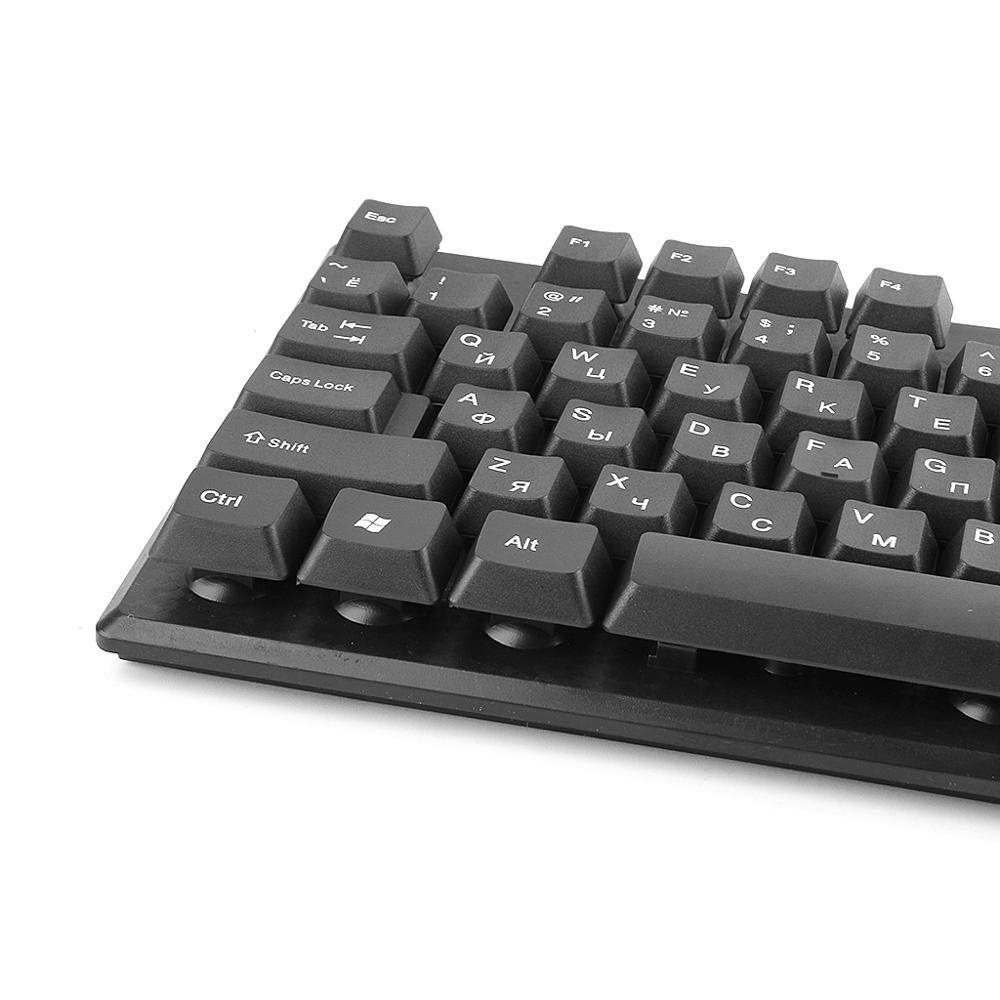 Russian/ English Silent Keyboard Waterproof Office Keyboard for Windows Computer Keyboard