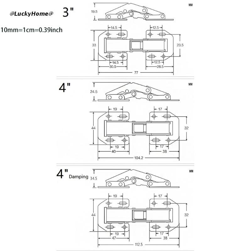 Charnière De Porte D'Accès WC Thetford 26602 - Pièce De Rechange Plastique Pour Caravane, Camping-car