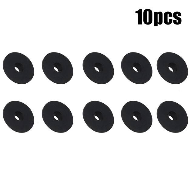 10 kpl wc vesisäiliö ruuvi tiivisterengas luistamaton kumitiiviste tiiviste wc-liittimet irtonaisten wc-istuinten kiinnittämiseen 6/8mm: 27 x 7mm