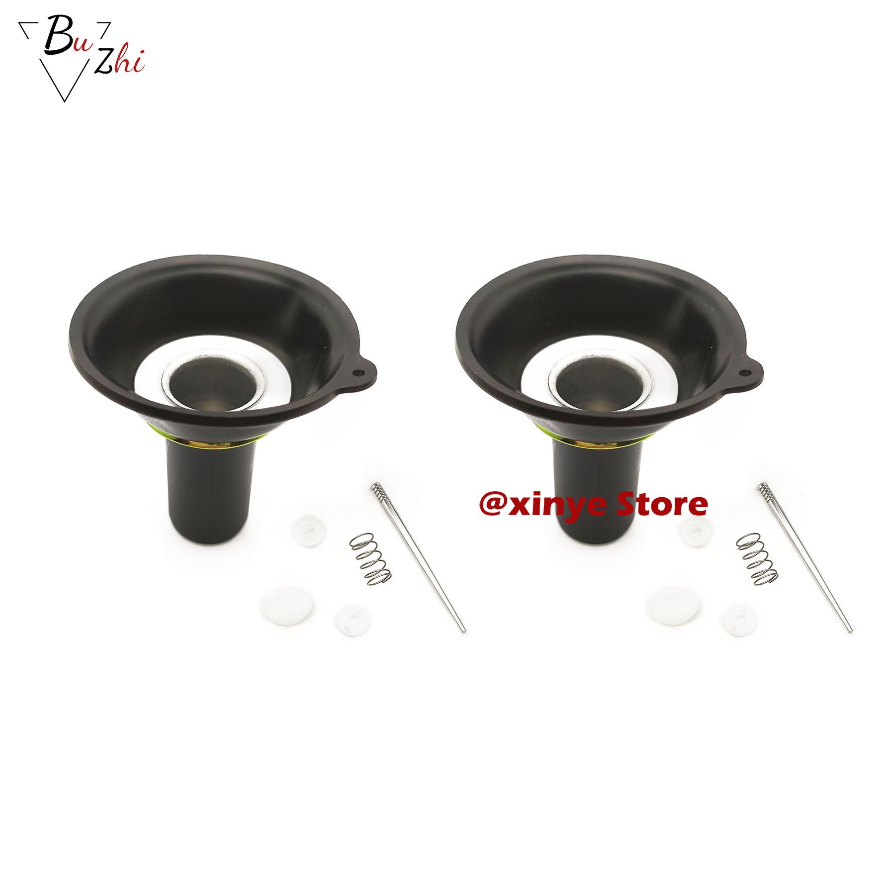 Diaphragme de piston de 23.9MM de diamètre, Mikuni, avec aiguille de Jet, pour Yamaha Virago XV250 V-double cylindre, moto BDS26: 2set