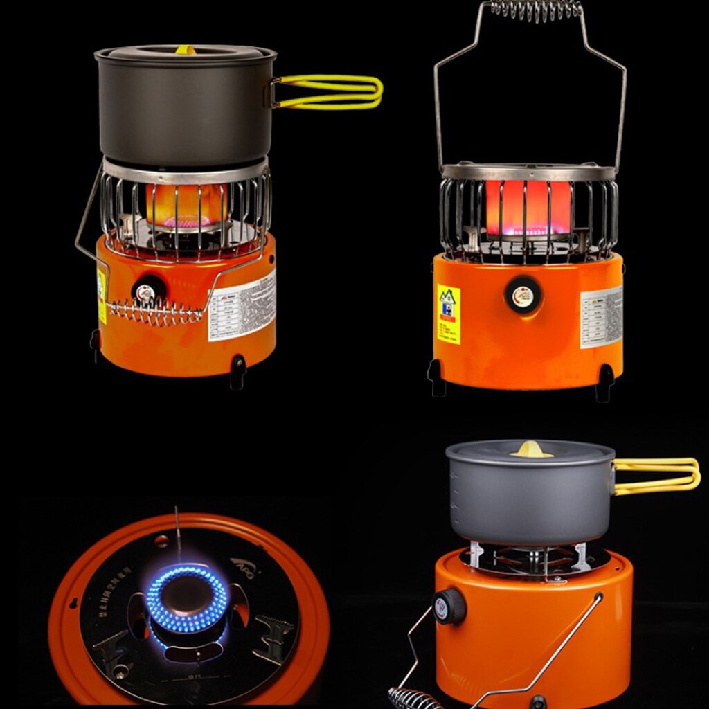 Mini Gas Heater BBQ Grill Winter Heating Tent Warmer For BBQ Picnic Hiking