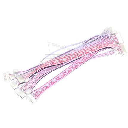 XH red and white cable electronic wire connection line 2.54 connector plug line double-head reverse 2/3/4/5/6/7/8/9/10/11/12pin