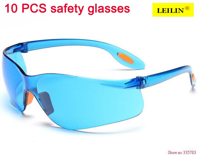 10 PCS Eye Protector Safety Glasses Labor Sand-proof Striking Resistant Dustproof Security