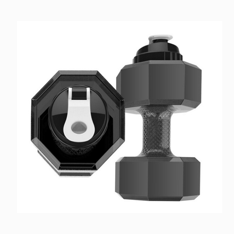 2.5KG Fitness Water-Filled Dumbbell Fitness Equipment Training Arm Muscle Fitness Bodybuilding Training Water Injection Dumbbel: Black