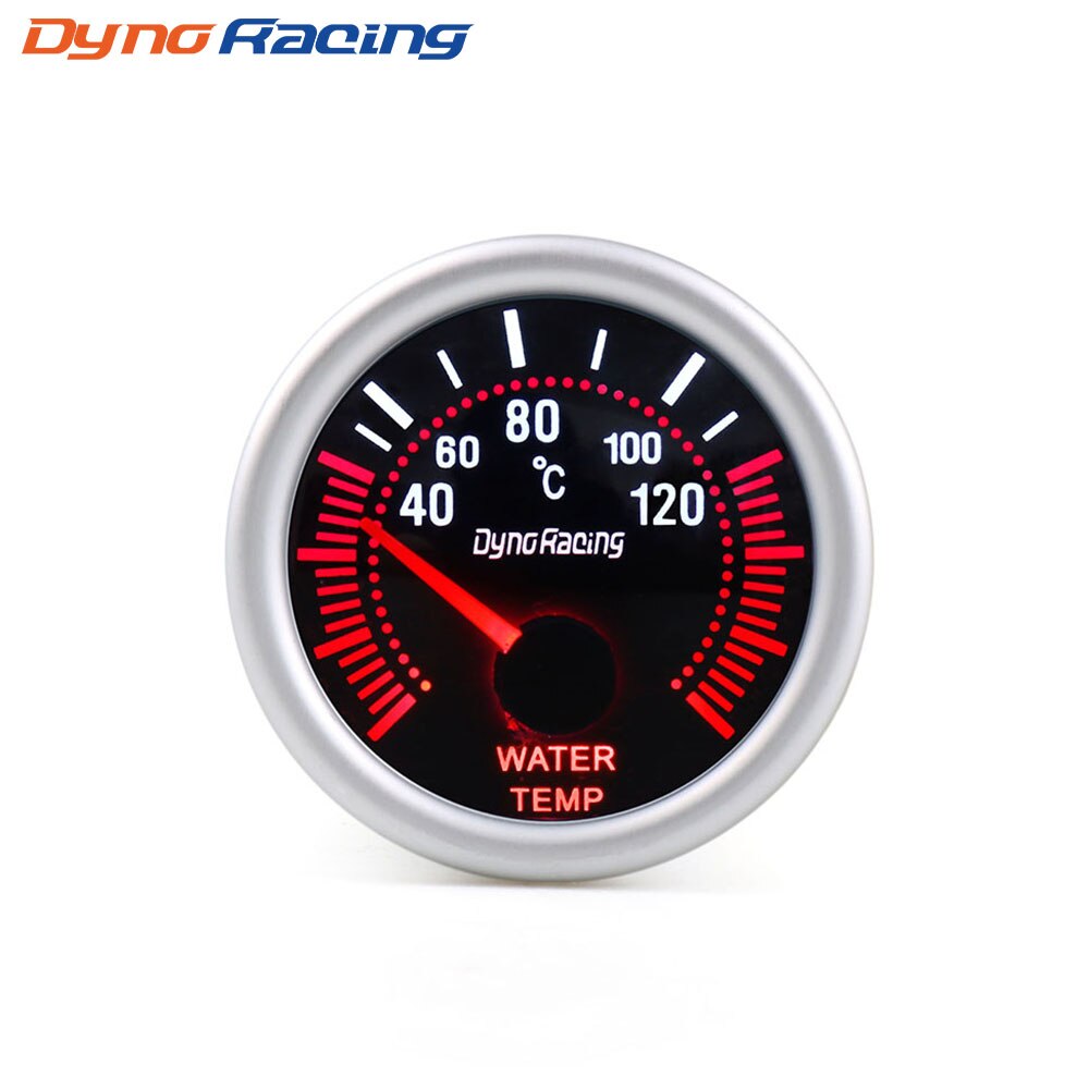 Dynoracing 2 &quot;52mm Smoke lens turbodrukmeter bar psi Vacuüm Water temp Olie temp Olie druk Voltmeter Brandstof niveau Toerenteller rpm gauge: Water temp gauge