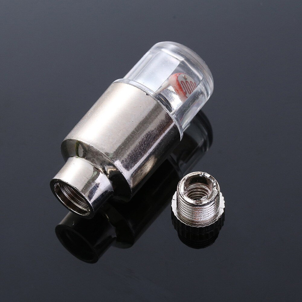 4X Fiets Auto Motorfiets Wiel Band Ventiel Cap Neon LED-Flash Lamp Fiets Accessoires Licht Glow Stick Vogue # e