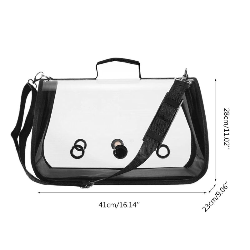 Vogel Reizen Carrier Outerdoor Vogel Transportkooi Ademend Papegaai Gaan Rugzak C6UE