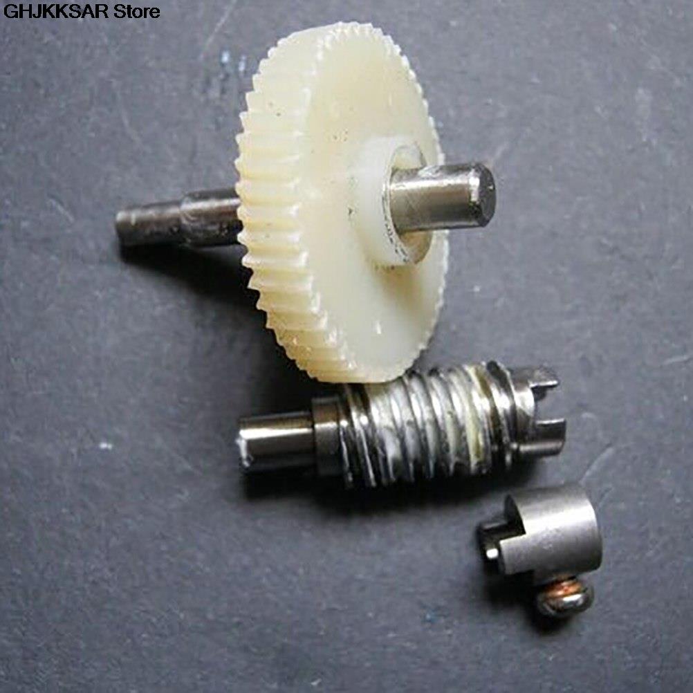 1Set Plastic Worm Reduction Gear Set Metalen Wiel Snelheidsreductiemiddel Gearset Voor Diy Accessoire Tool Onderdelen