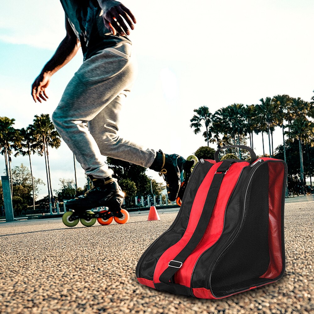 3 Layers Kids Breathable Skate Carry Bag Case for Kids Roller Skates Inline Skates Ice Skates Sports Shoes Bag Carry Bags