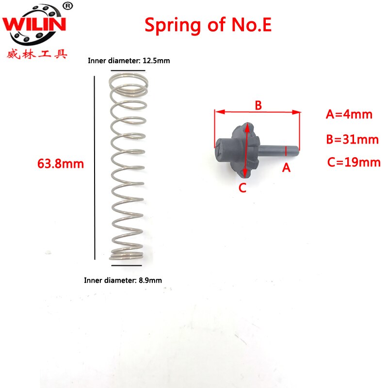 1/2&quot; 131S-EA Ingersoll IR 231C Air Impact Wrench Parts accessories Switch Pin O Ring Valve