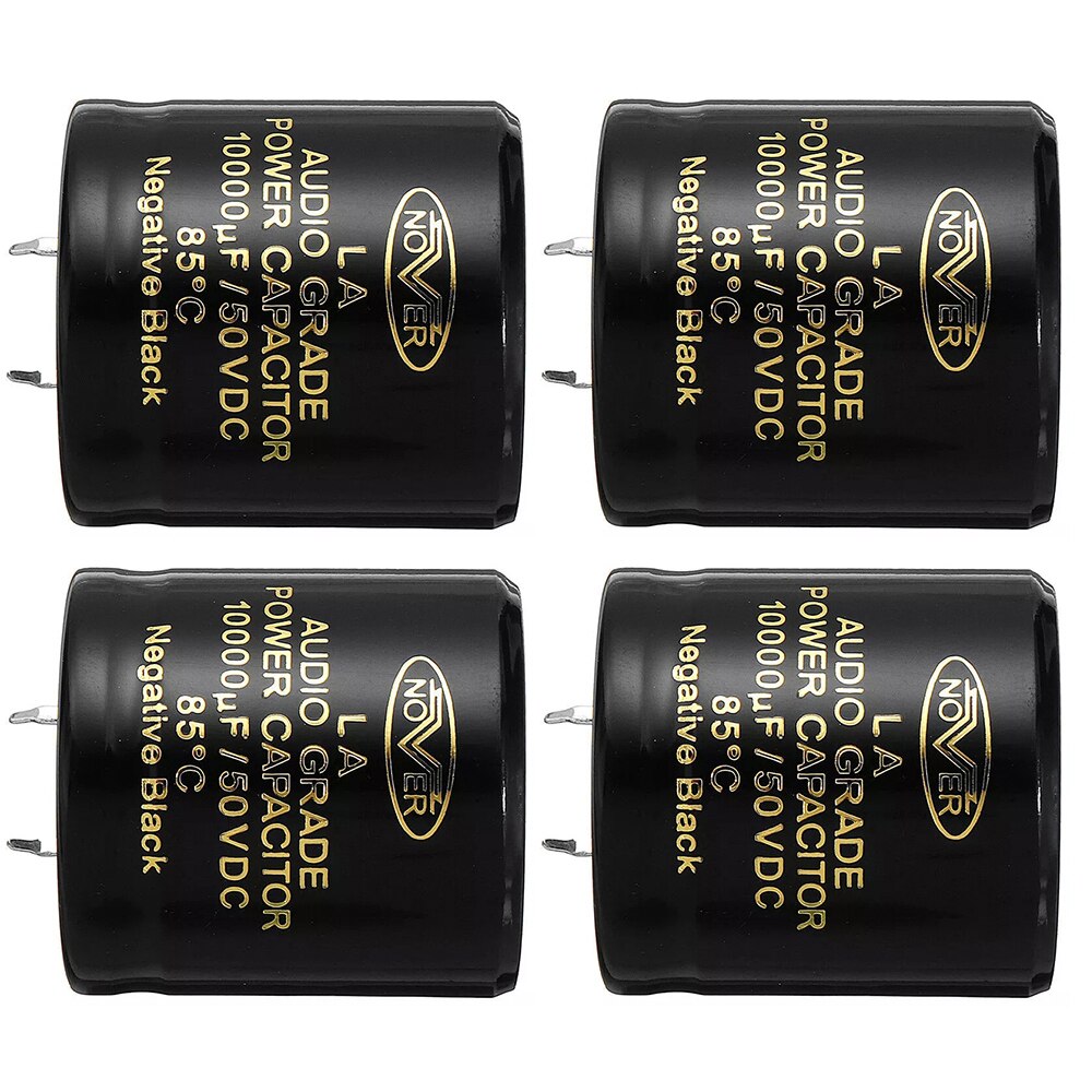 NOVER-condensador electrolítico de AUDIO, dispositivo HIFI HI-FI, con tono 85 ℃, 10000UF, 50V, 35x35mm, 10mm, 50V/10000uF, 2-12 Uds.
