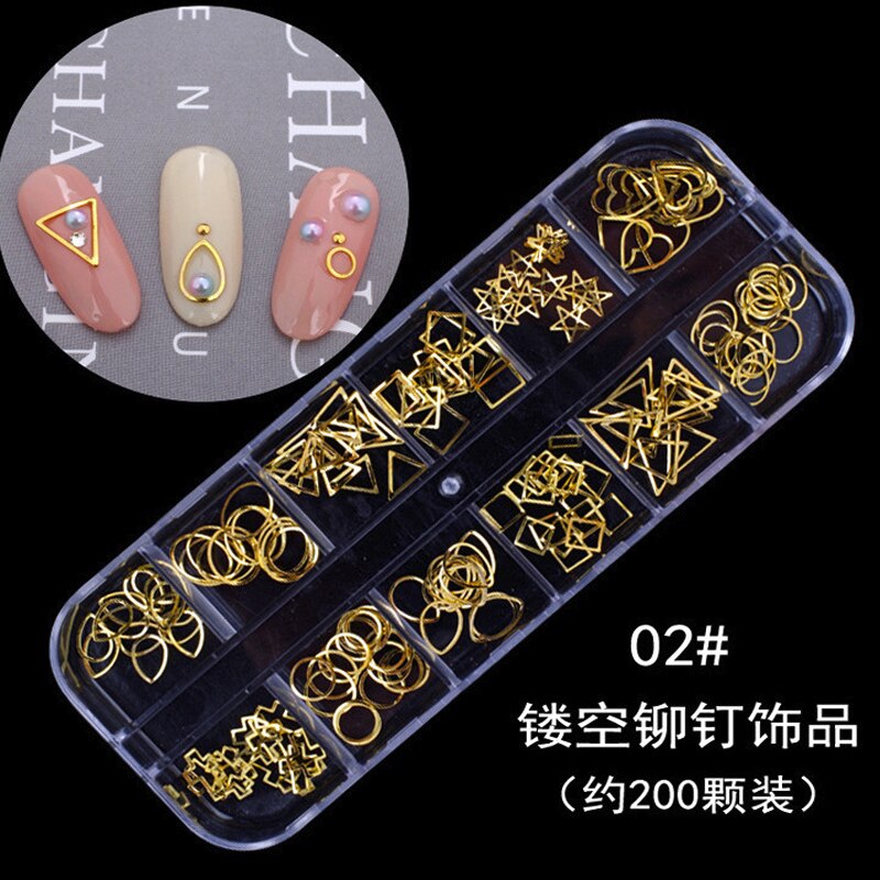 3D ongle cristal strass paillettes métal diamant Sequin Technique manucure ongle Art déco Nail Art bijoux