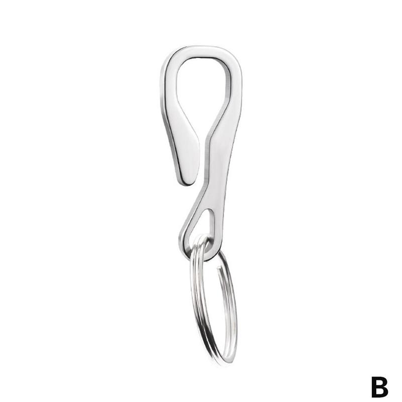 Key Dangler Pack By Clip Your To Anything Steel Keychain Securely Attach Keychain Belt Outdoor Carabiner: B