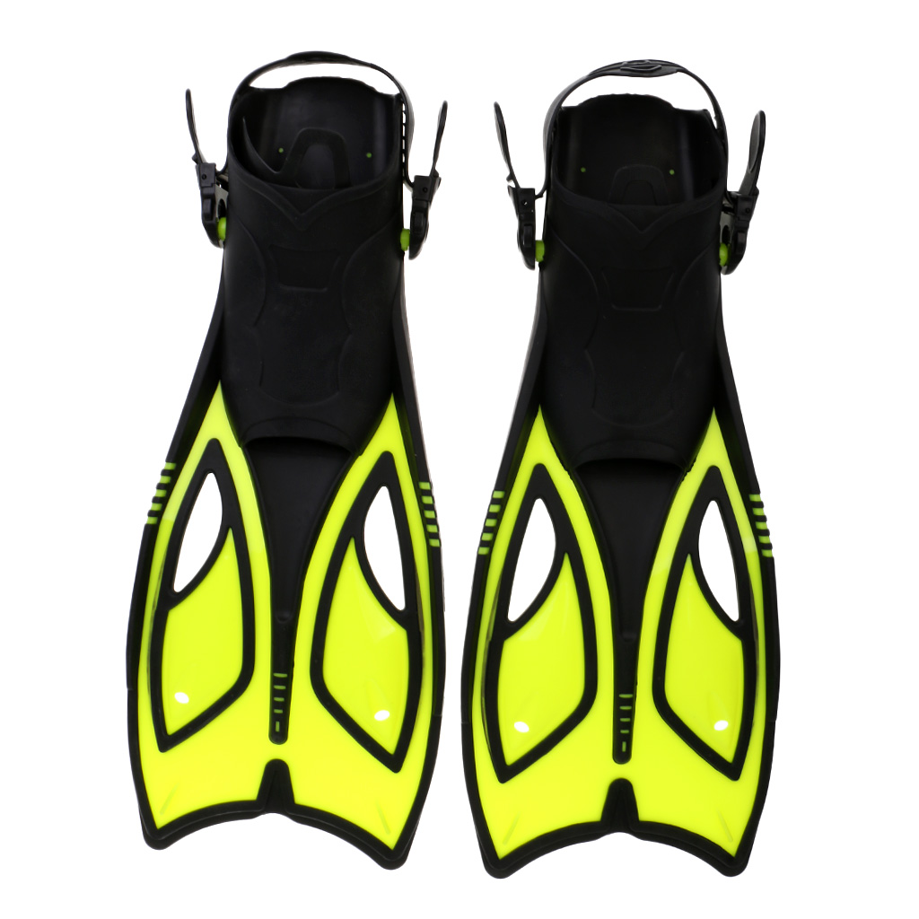 Scuba snorkel udstyr svømmefinner svømmefødder justerbart undervands sports dykkerudstyr  us 3-13