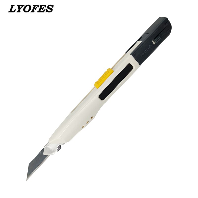 Utility Knife Box Cutter Knives Japanese Stationery Knife Precision with Blades Paper Cutter Metal Work Art Knife: 1pcs