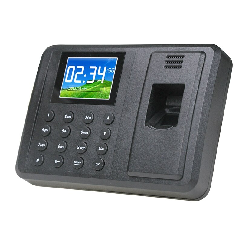 Fingerprint Time Attendance Machine Intelligent Biometric Fingerprint Clock Recorder Employee Recording Device