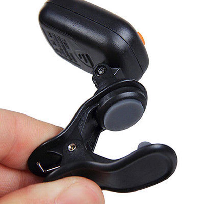 Durable Black Tuning Clip Guitar Capo Tuner Metronome Ukulele Band Tuner Automatic Sound Correction Bass Tool