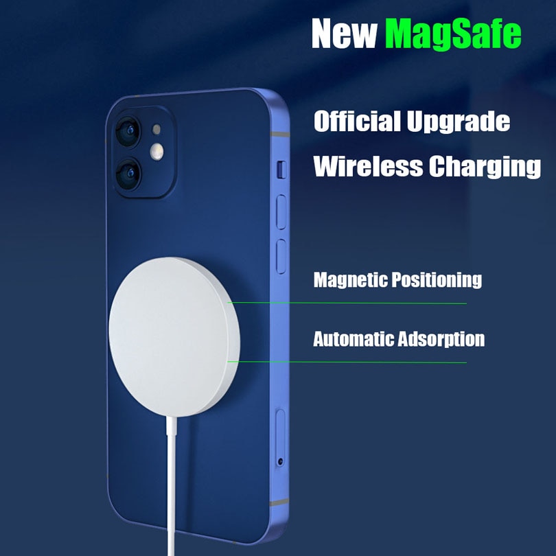 15W Magnet Wireless Charger for iPhone12 Pro Max Mobile Phone Magnetic Charger Magsafe For iPhone 12 Mini