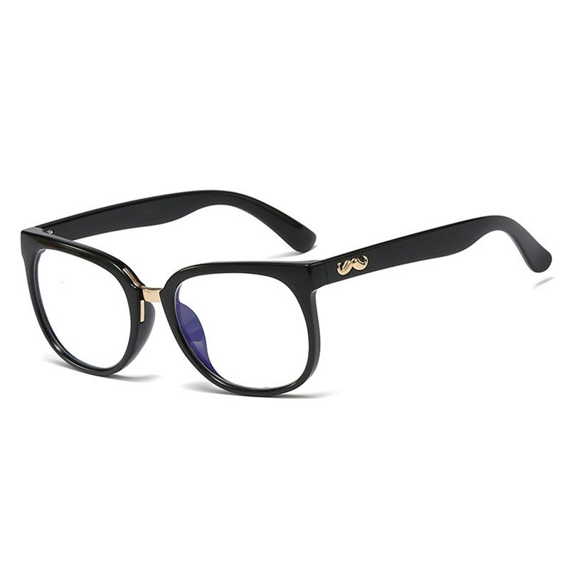 Aimisuv firkantede anti blåt lys blokerende briller børn ramme  tr90 fleksible optiske briller ramme børn klare briller: C6 sorte