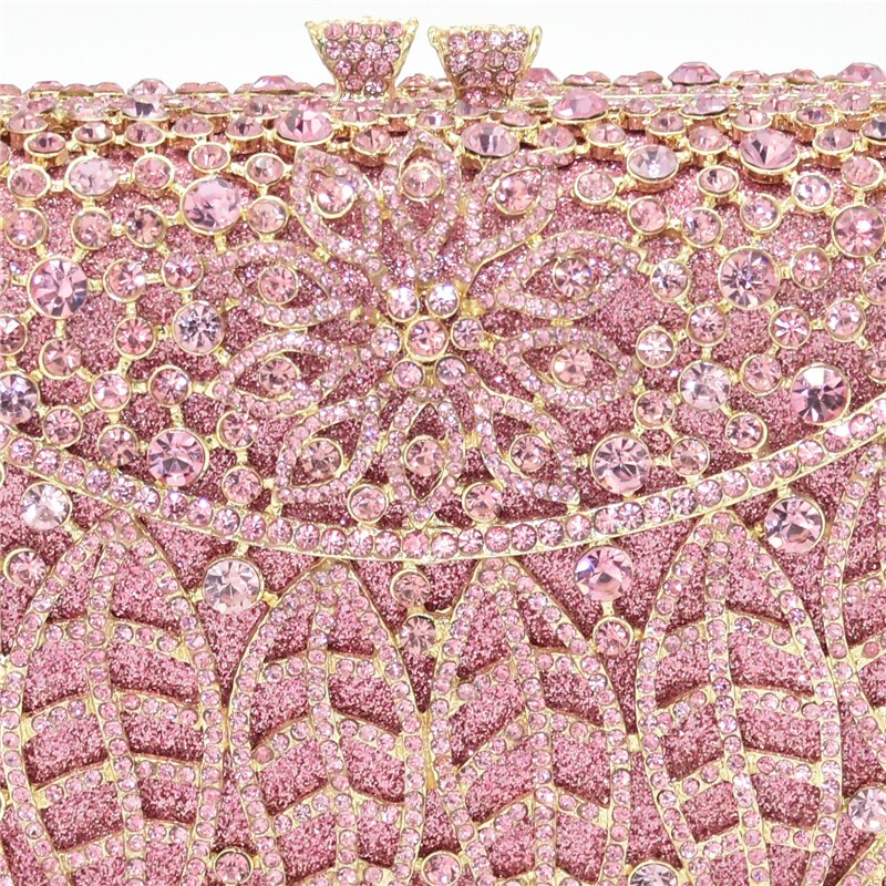 Women Wedding Clutches Bags Purse for Bride Female Handbags Lady Chain Metal Shoulder Bag Clutches Bag