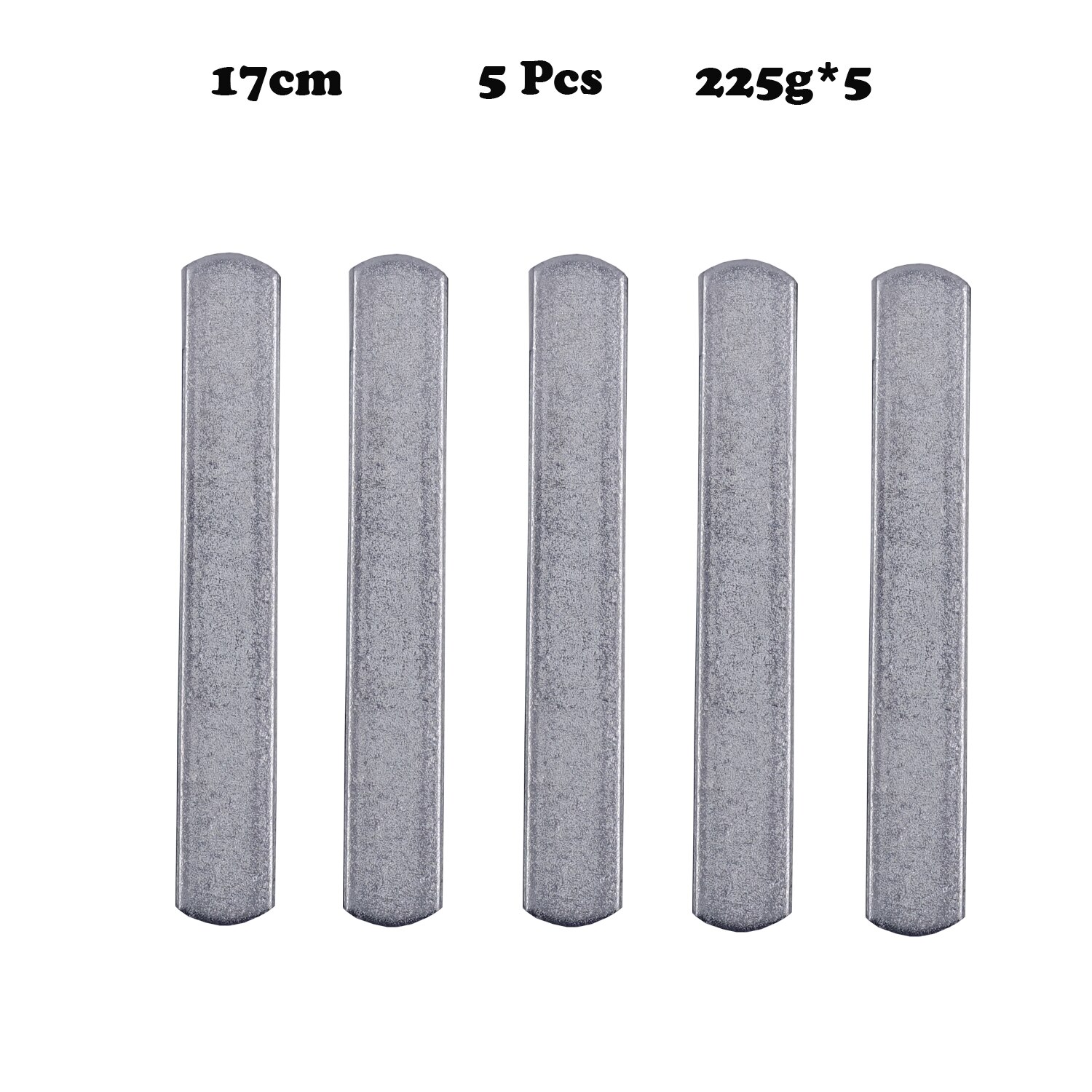 Weight Steel Plates Adjustable Strength Training for Weighted Vest Leg Ankle Weights 12-25cm Length Workout Fitness Accessories: 17cm 5pcs