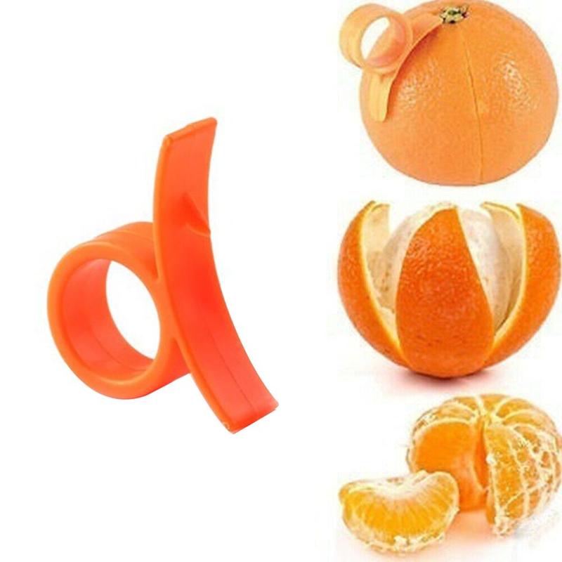 Multifunctionele Vinger Dunschiller Keuken Gadget Kan Worden Gebruikt Om Schil Sinaasappels En Andere Peels Gadget