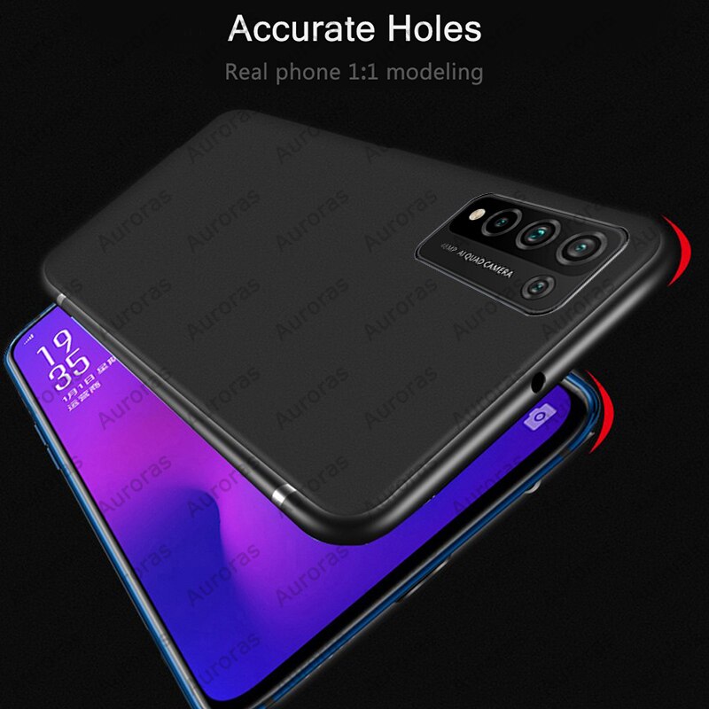 Auroras For HONOR 10X Lite Case Full Protection Soft Silicone Matte Cover For Honor 10X Lite Phone Case Funda Cover