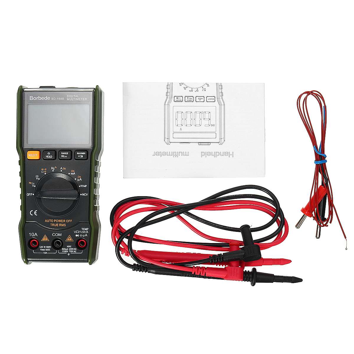 Digital Multimeter 6000 Counts High Speed Auto Range Tester Intelligent NCV True RMS Temperature Universal Multimetro