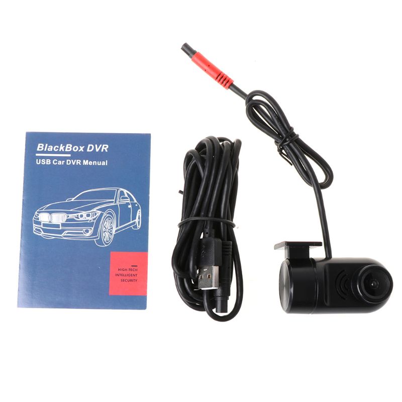 Dashcam auto dvr usb camera voor  hd 170 graden rijden recorder nachtzicht g-sensor