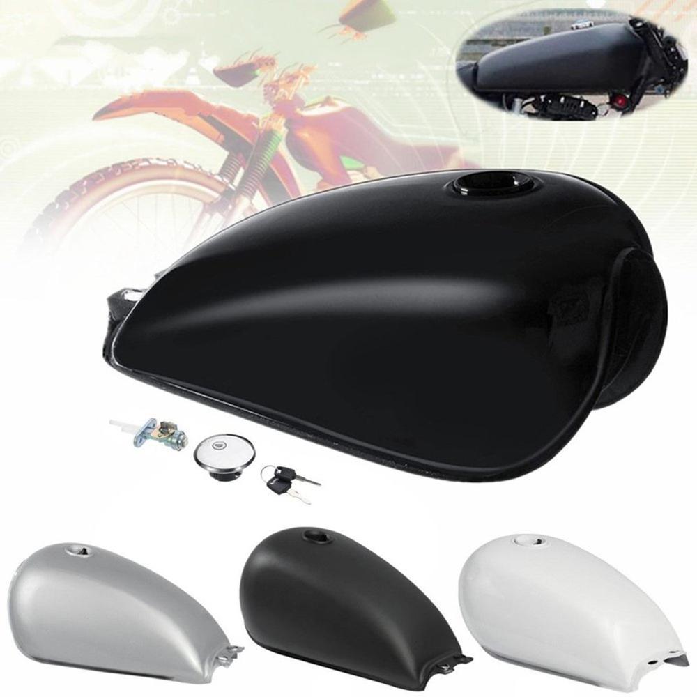 Réservoir de carburant de moto universel rétro Durable pratique et pratique en métal GN125 réservoir de carburant de moto