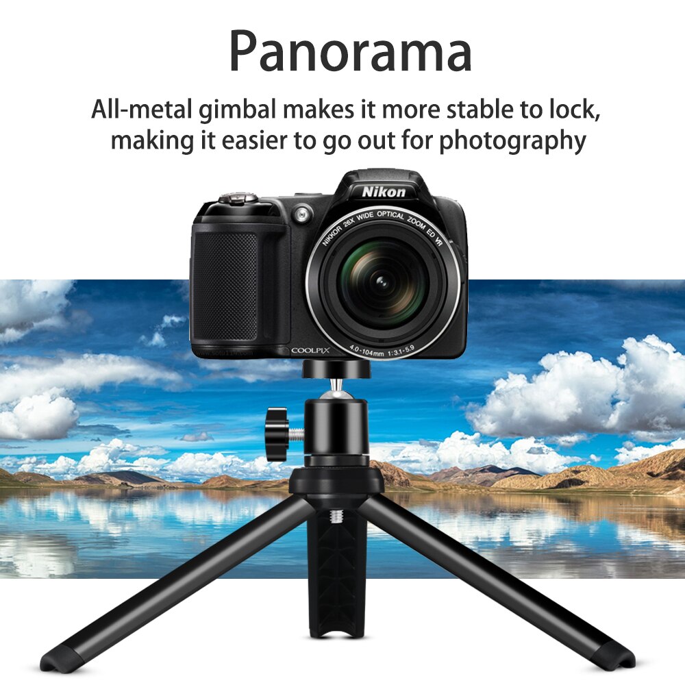 1/4 Screw Head Universal Portable 3 in 1 desktop Tripod Handheld Multifunction Selfie Tripod stand For Phone Camera